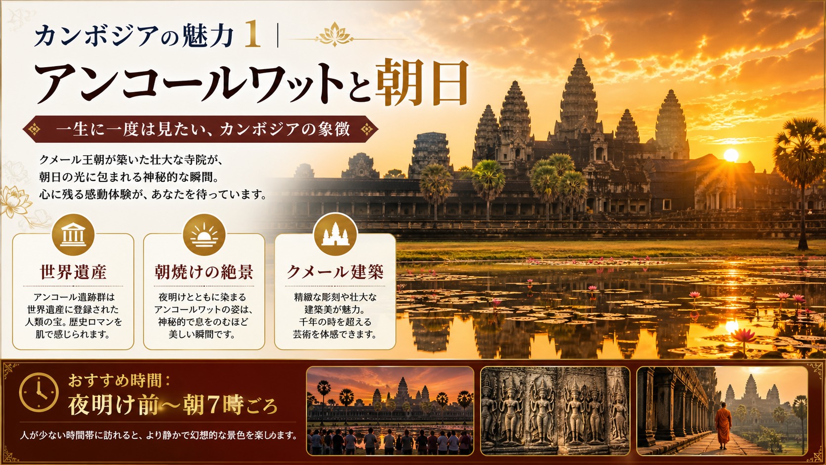 カンボジア の魅力 1