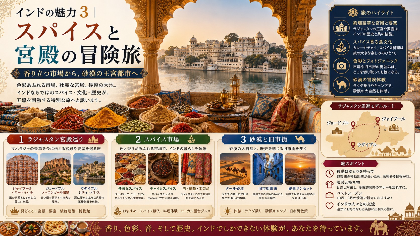 インド の魅力 3